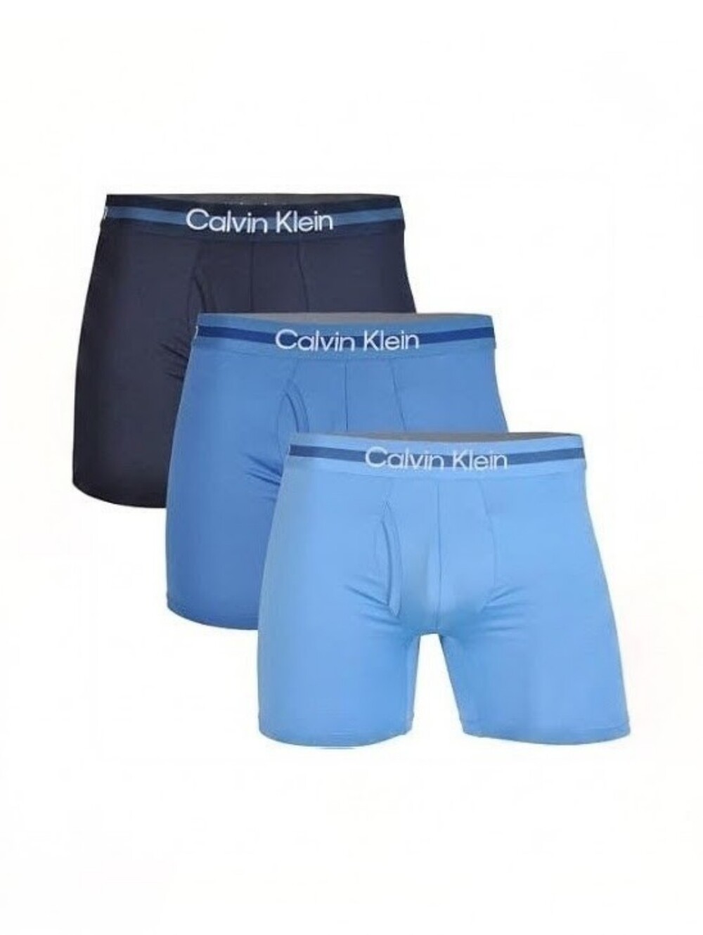 Calvin Klein Men's Microfiber Stretch Boxer Brief Underwear Box Of 3 NEW